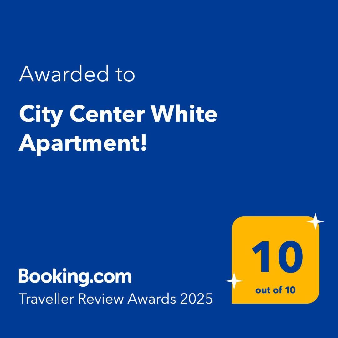 City Center White Apartment! Skopje Exteriör bild